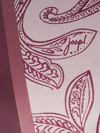 JOOP | Satin Bettwäsche PAISLEY STRIPES 70x90cm/140x220cm Dkl Rot | dunkelrot